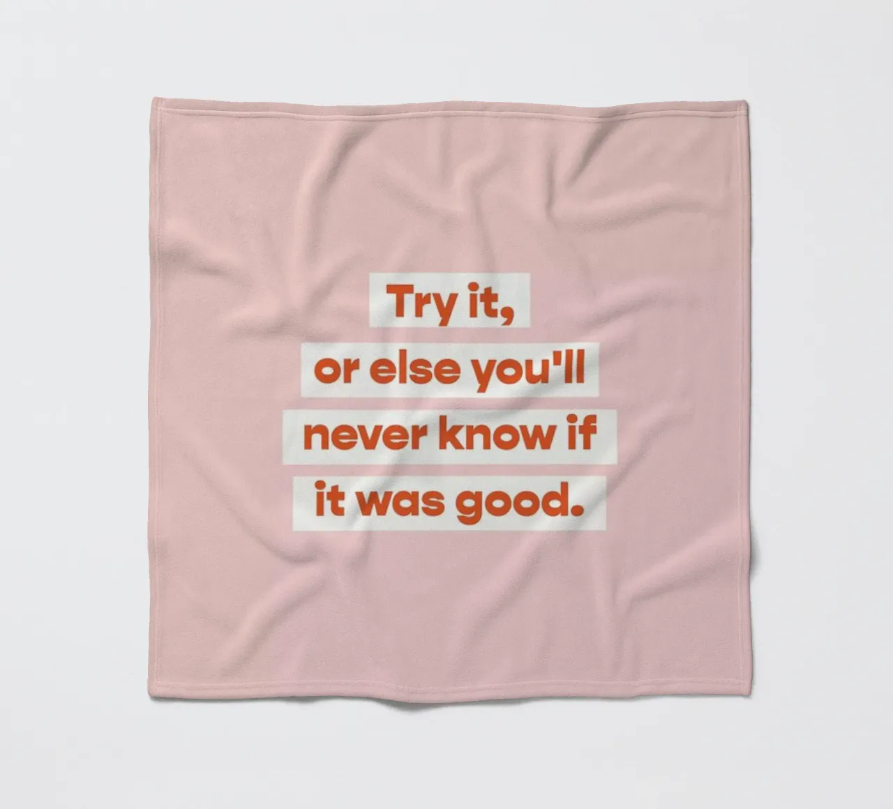 First Try Fleecedecke von vonkopfbisfuss x JUNIQE