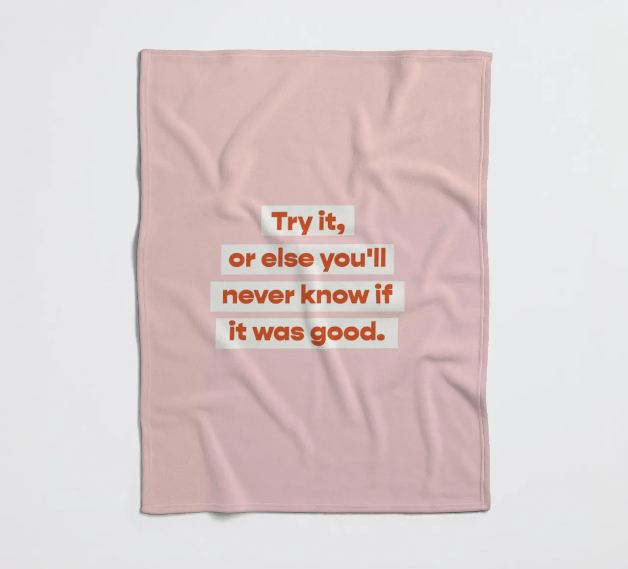 First Try Fleecedecke von vonkopfbisfuss x JUNIQE
