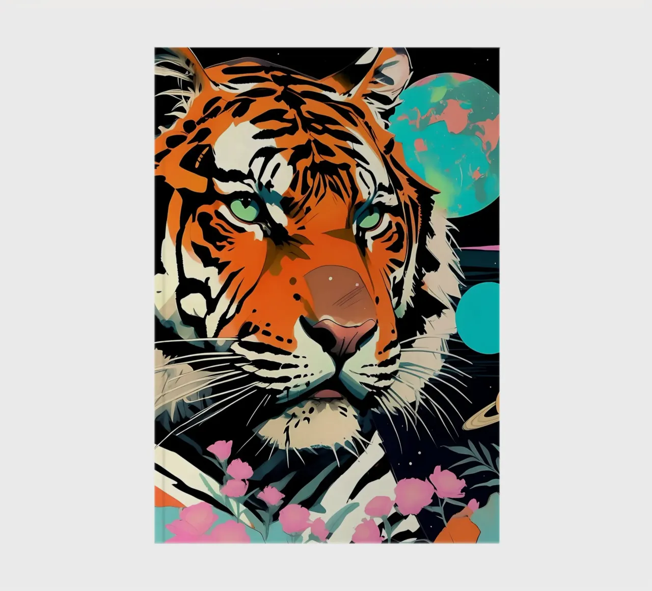 Tiger_Style_D_1 notebook by Tierisch bunt by LK