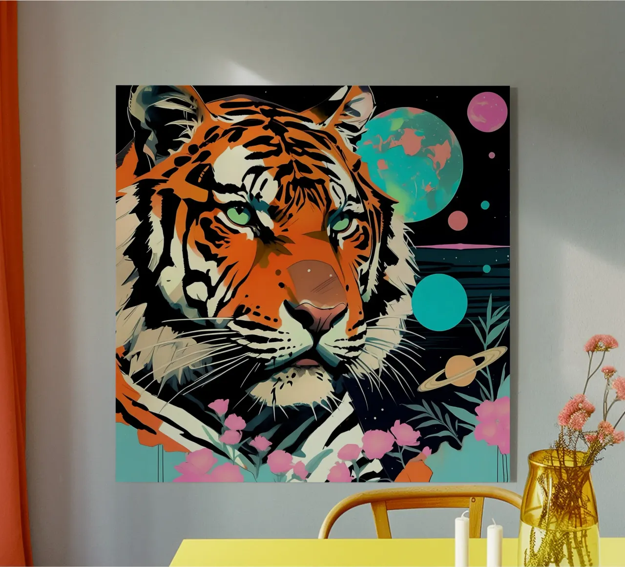 Tiger_Style_D_1 acrylic glass by Tierisch bunt by LK