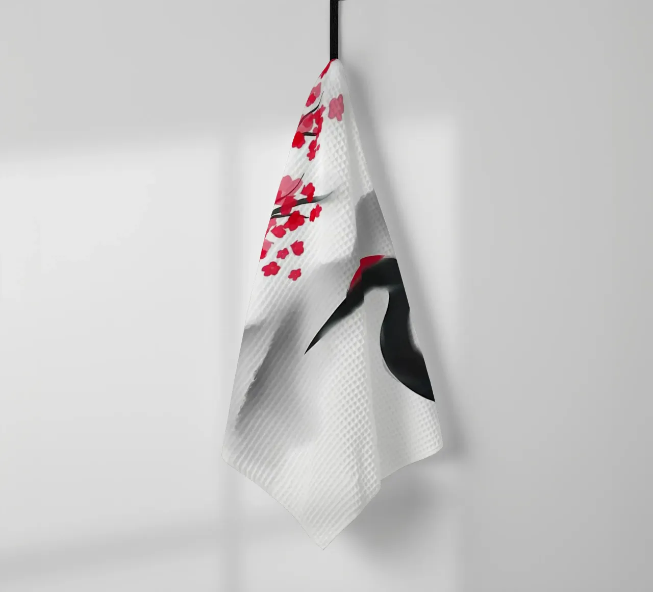 Traditional Japanese Art tea towel by Rebecca Clark Wyrick