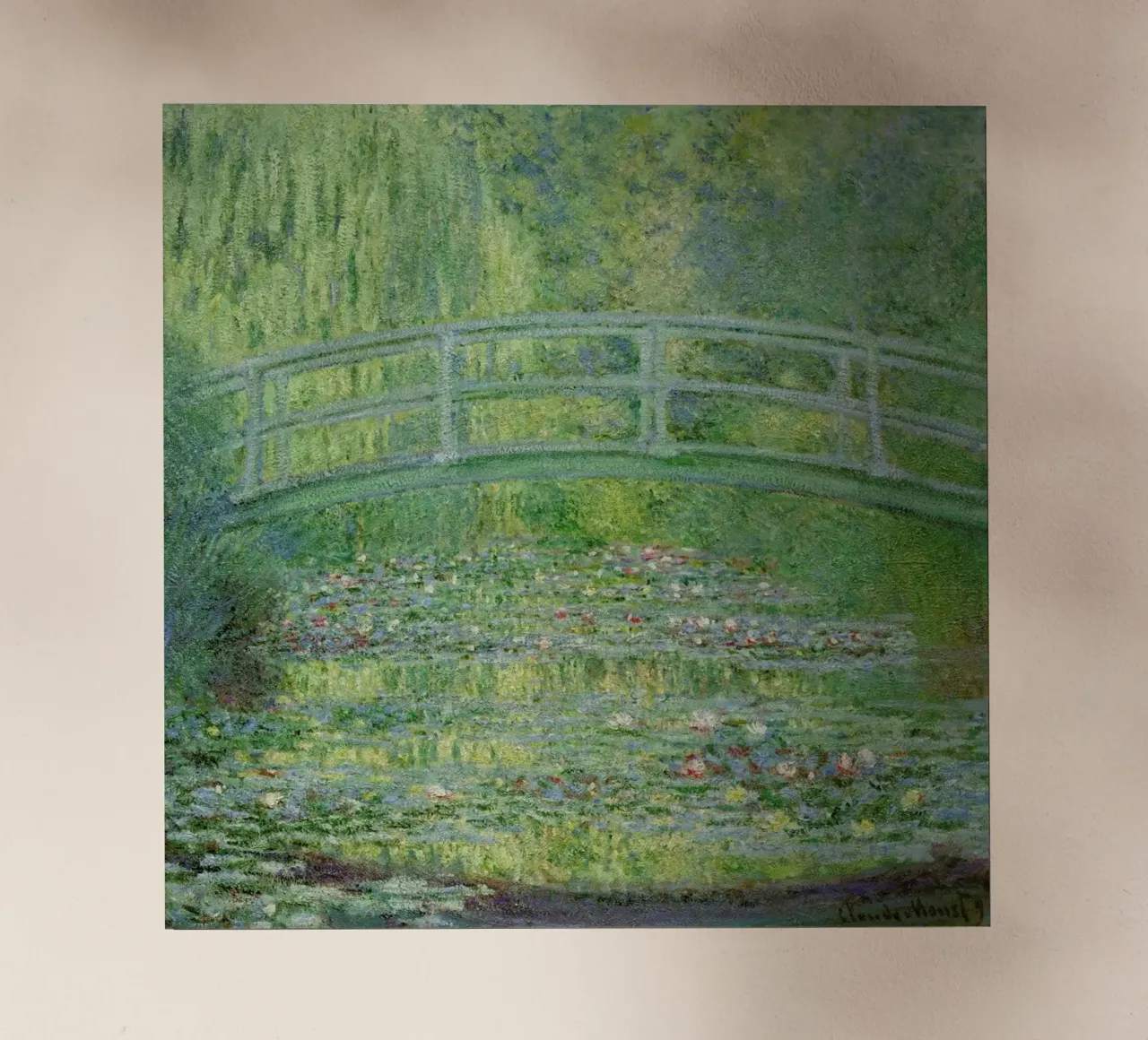 Monet - The Water-Lily Pond pellicola backlit da ARTOTHEK
