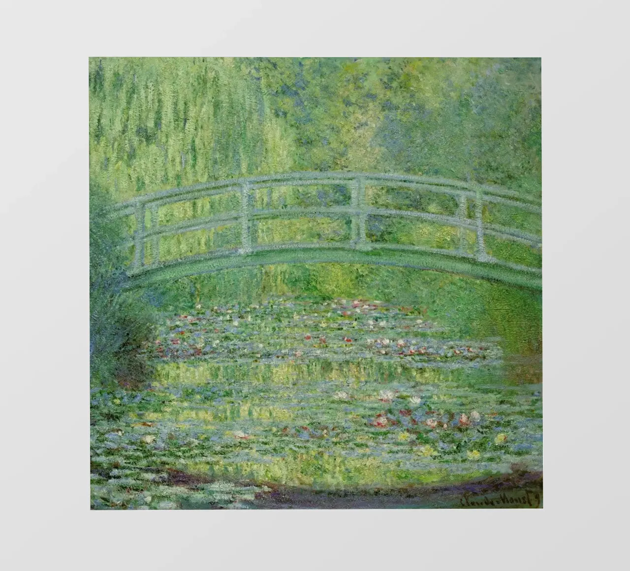 Monet - The Water-Lily Pond pellicola backlit da ARTOTHEK