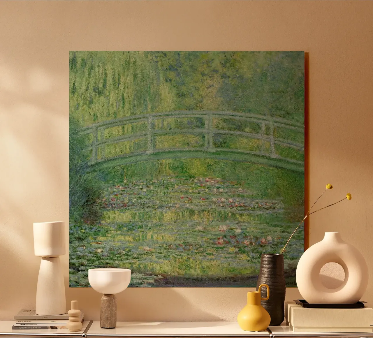 Monet - The Water-Lily Pond alluminio dibond da ARTOTHEK