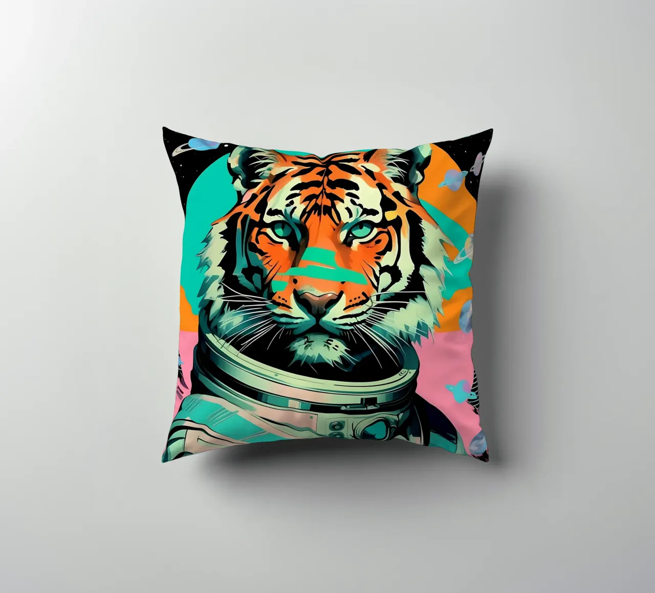 Stile_tigre_D_2 cuscino da Tierisch bunt by LK