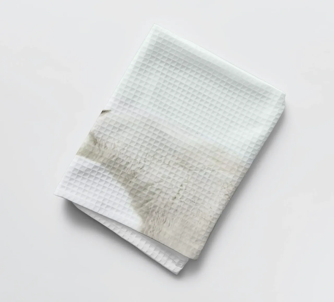 Mountain Goat tea towel by Monika Strigel