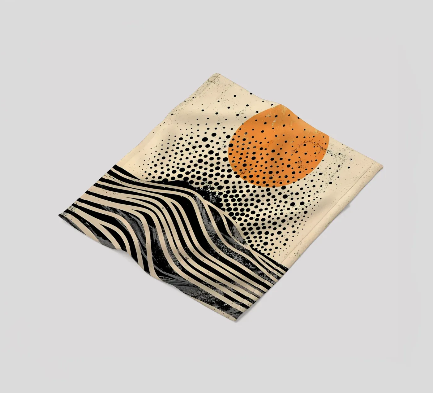 Dot Sun Waves Fleecedecke von James M Coyle