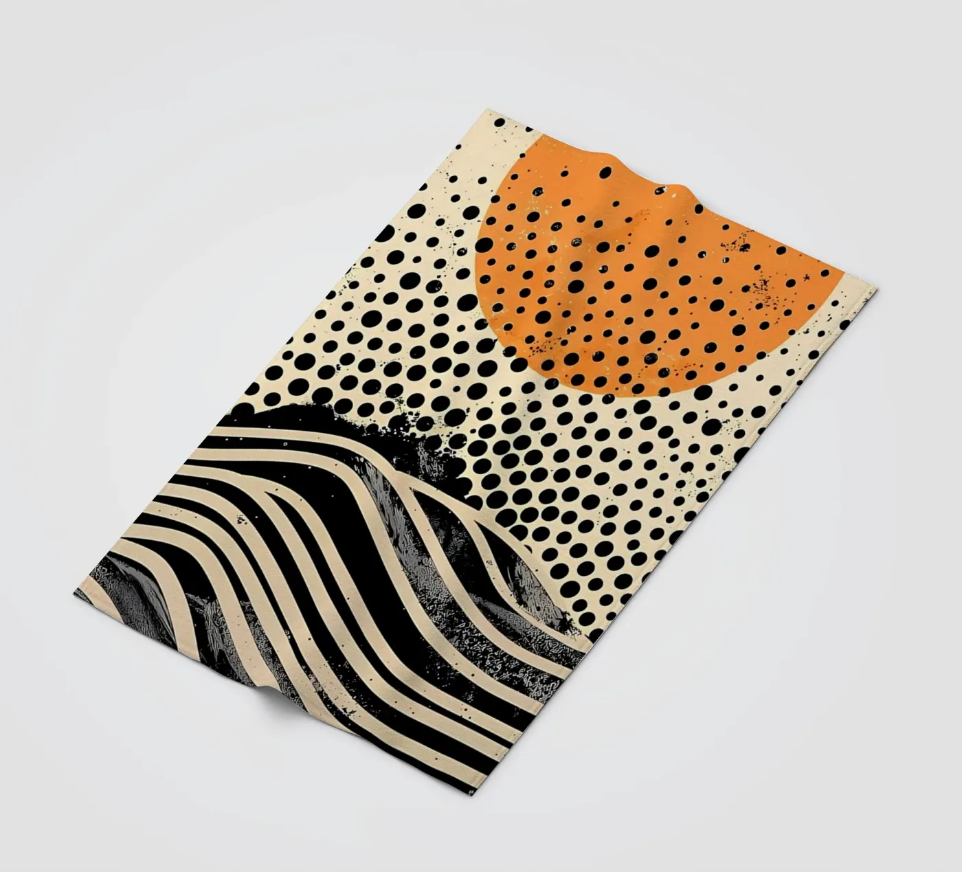 Dot Sun Waves Fleecedecke von James M Coyle