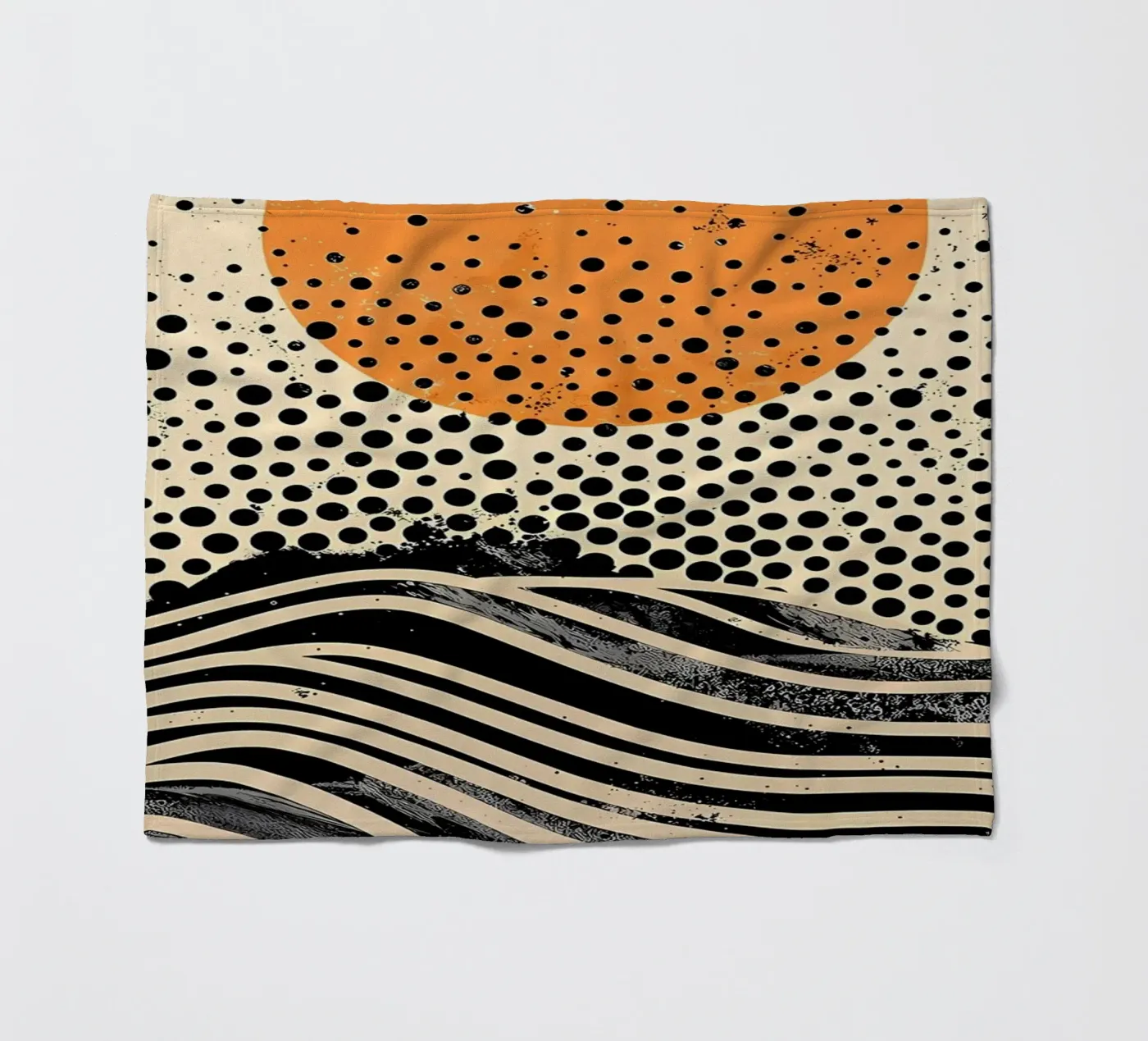 Dot Sun Waves Fleecedecke von James M Coyle