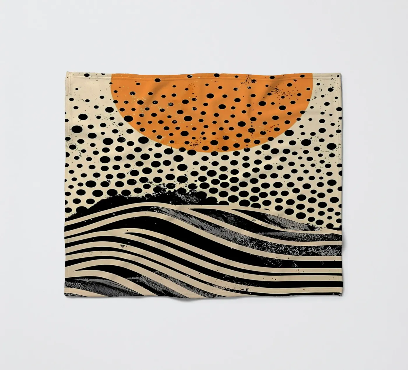 Dot Sun Waves Fleecedecke von James M Coyle