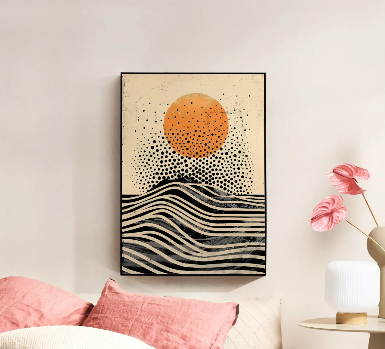 Dot Sun Waves plexiglas de James M Coyle