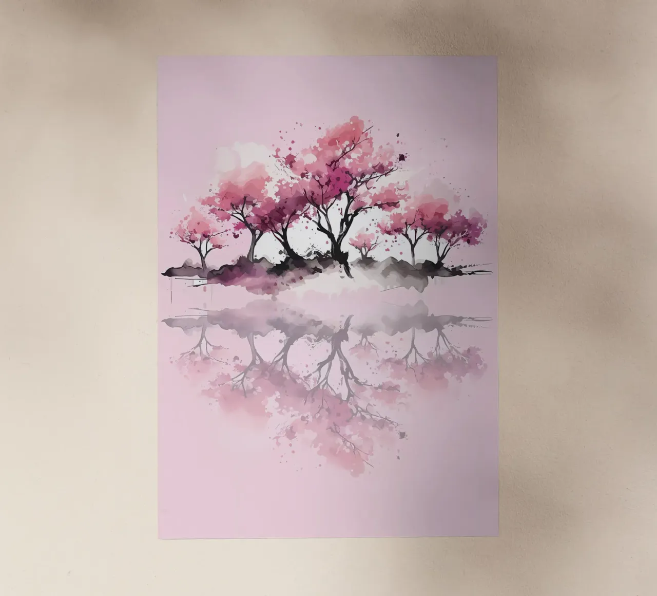 ciliegio in fiore in Giappone pellicola backlit da Rebecca Clark Wyrick