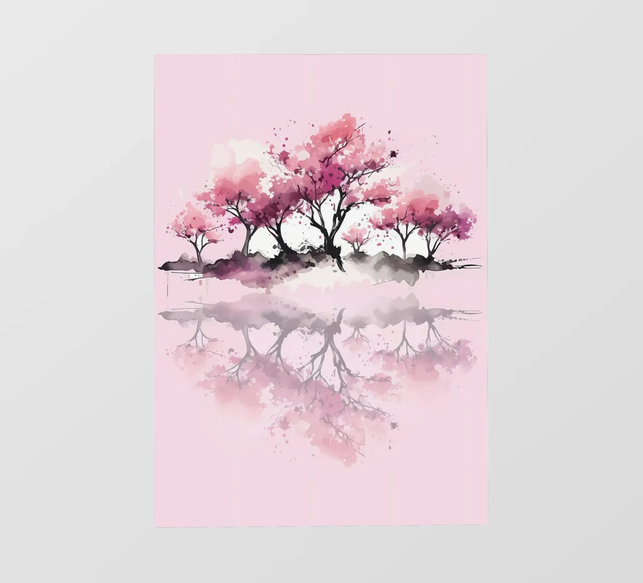 ciliegio in fiore in Giappone pellicola backlit da Rebecca Clark Wyrick