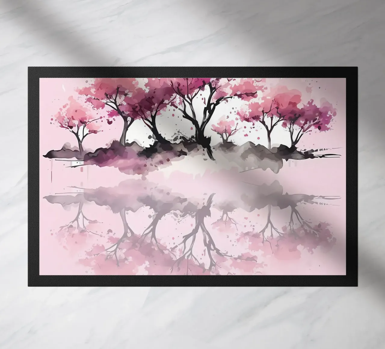 ciliegio in fiore in Giappone zerbino da Rebecca Clark Wyrick