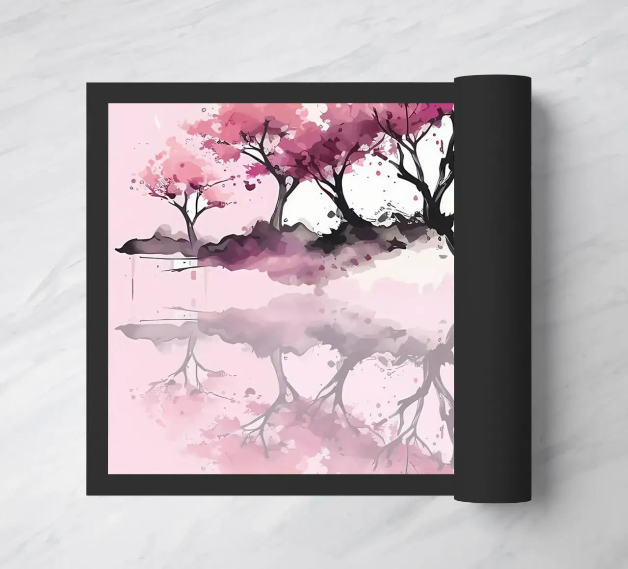 ciliegio in fiore in Giappone zerbino da Rebecca Clark Wyrick