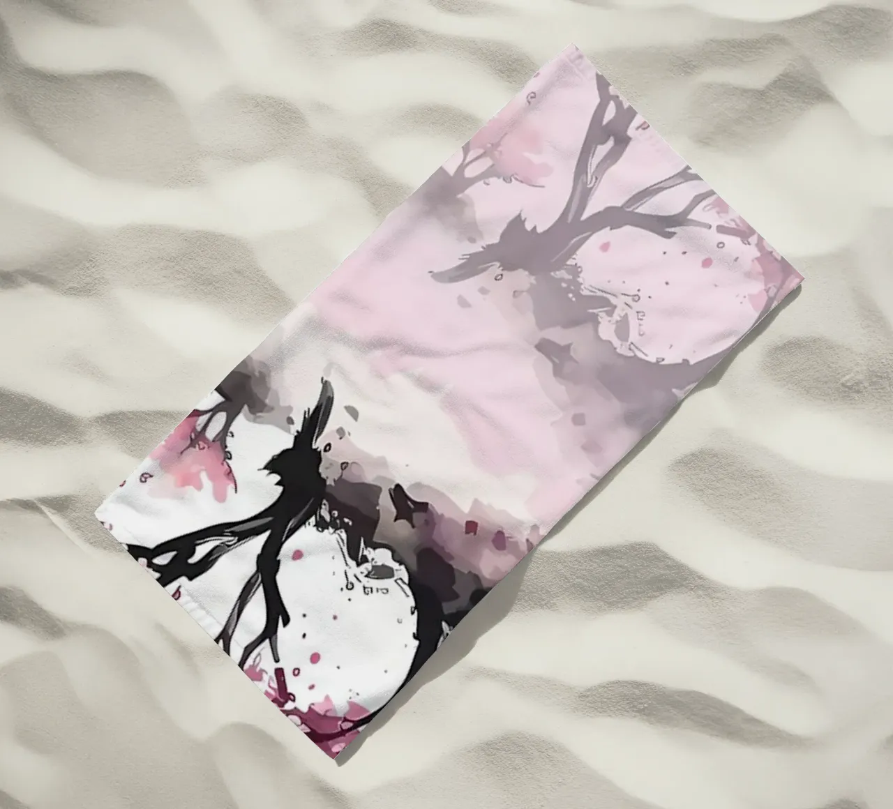 ciliegio in fiore in Giappone telo mare da Rebecca Clark Wyrick