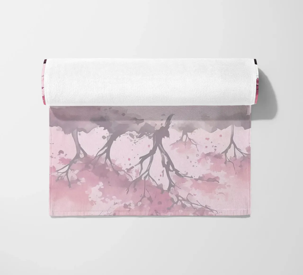 ciliegio in fiore in Giappone telo mare da Rebecca Clark Wyrick