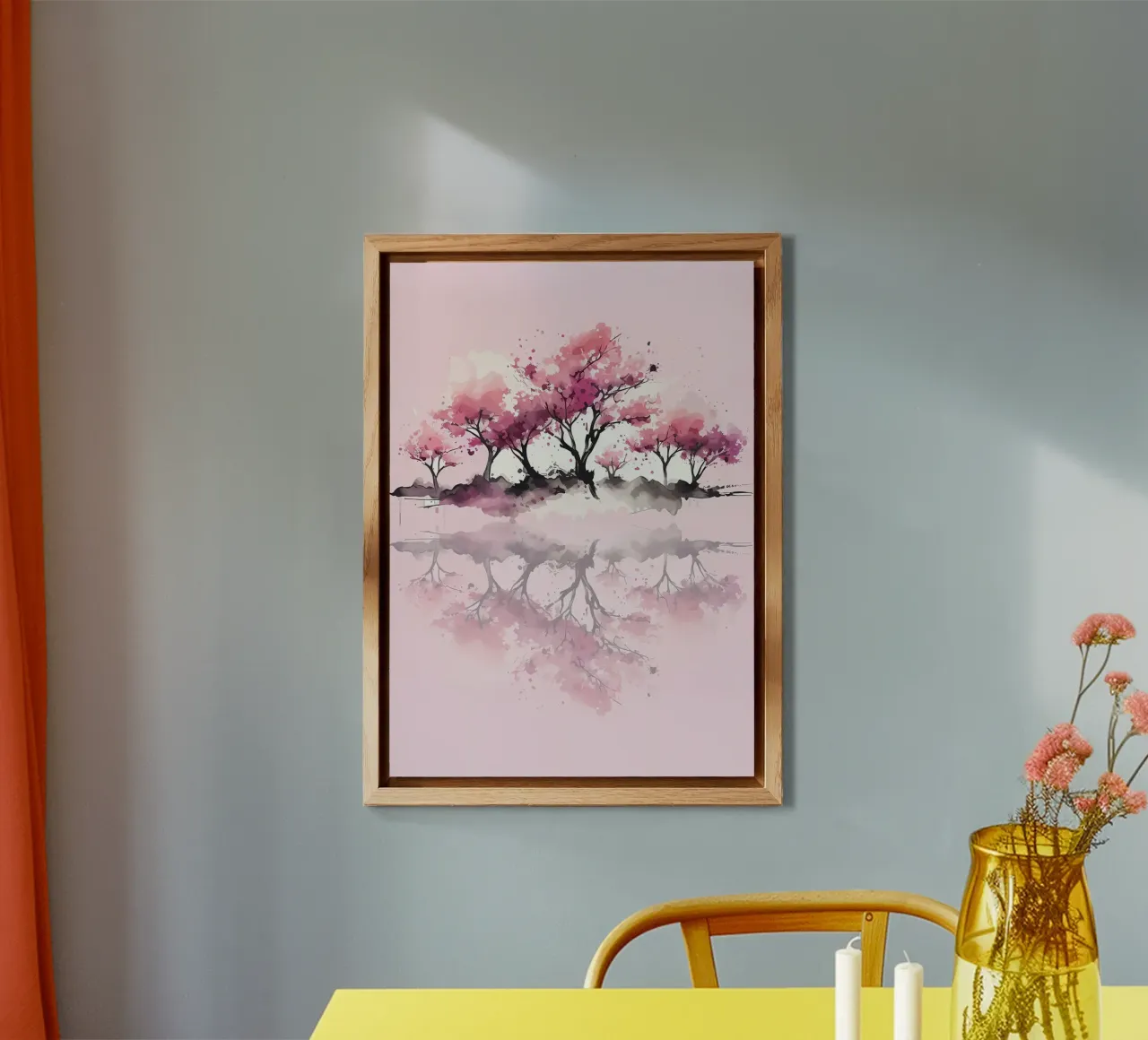 ciliegio in fiore in Giappone alluminio dibond da Rebecca Clark Wyrick