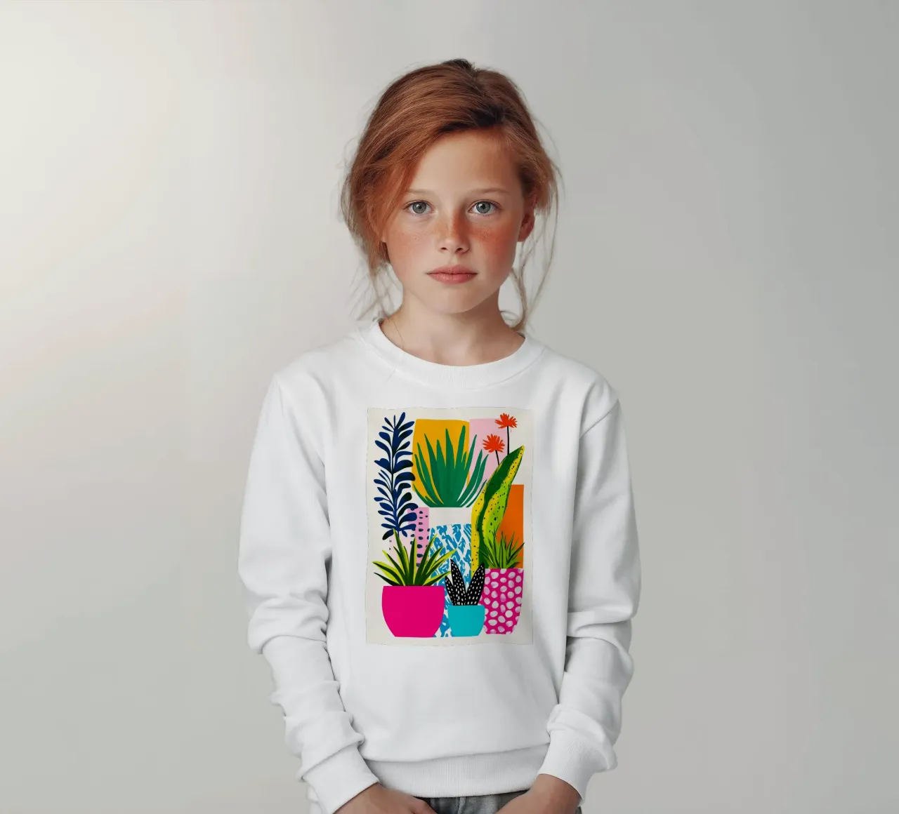 Tema botanico felpa bambino da Justyna Jaszke JBJart