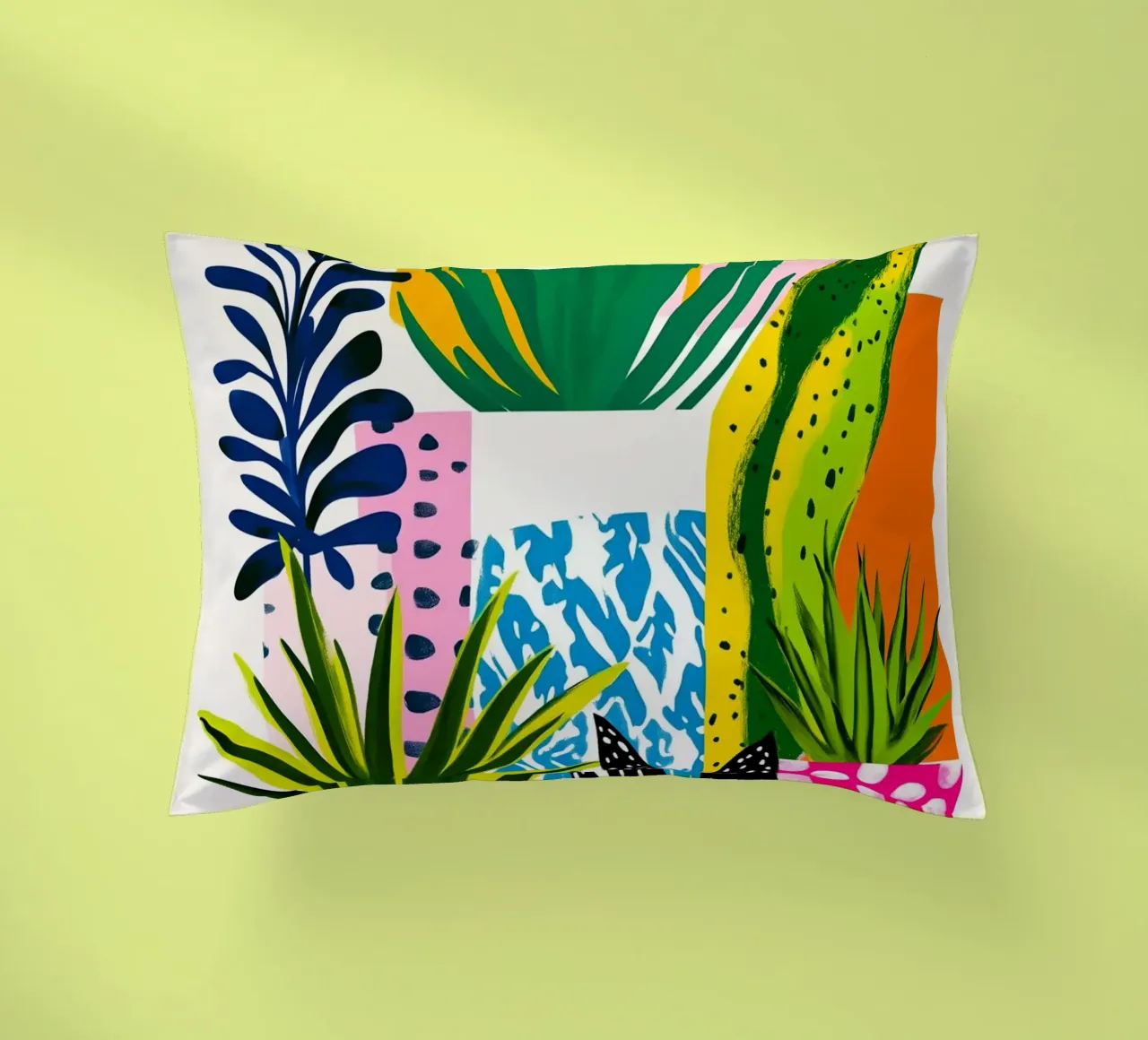 Tema botanico cuscino da Justyna Jaszke JBJart
