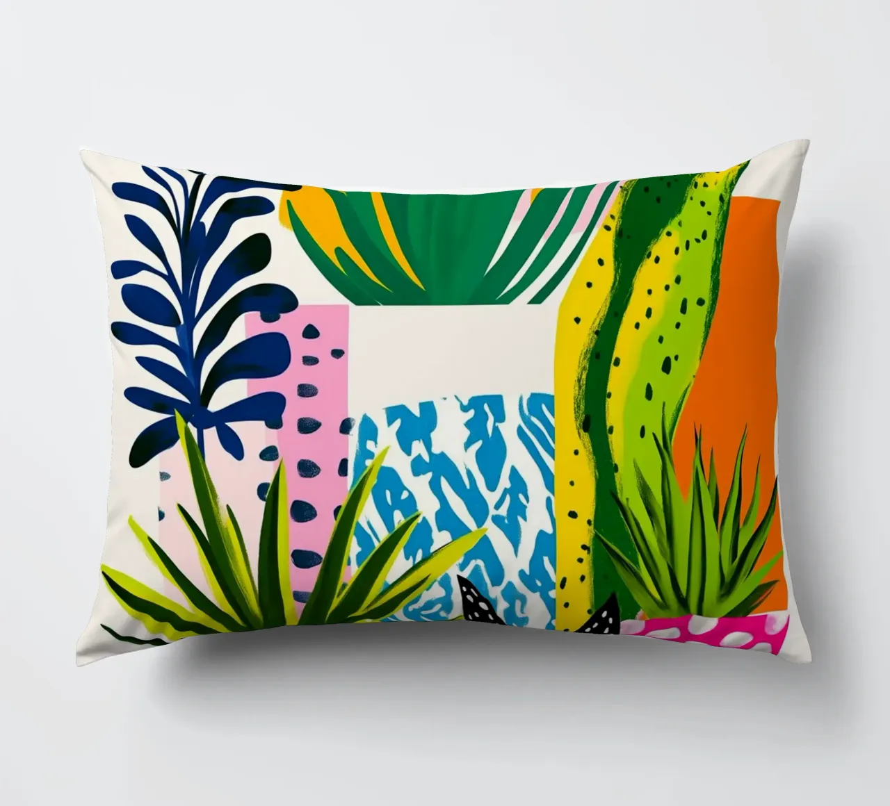 Tema botanico cuscino da Justyna Jaszke JBJart