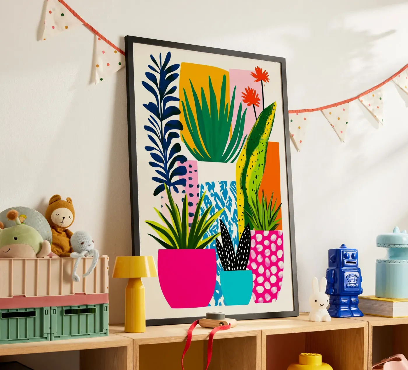Botanical theme poster by Justyna Jaszke JBJart