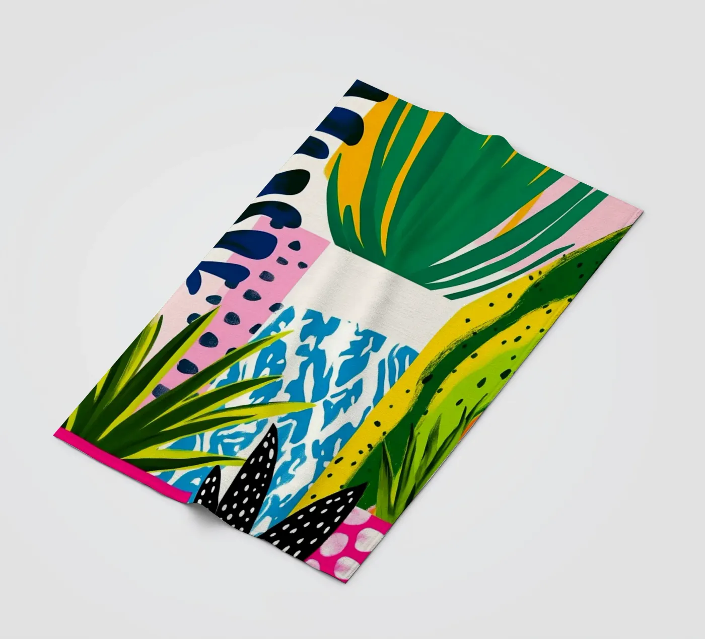 Botanical theme fleecedeken van Justyna Jaszke JBJart