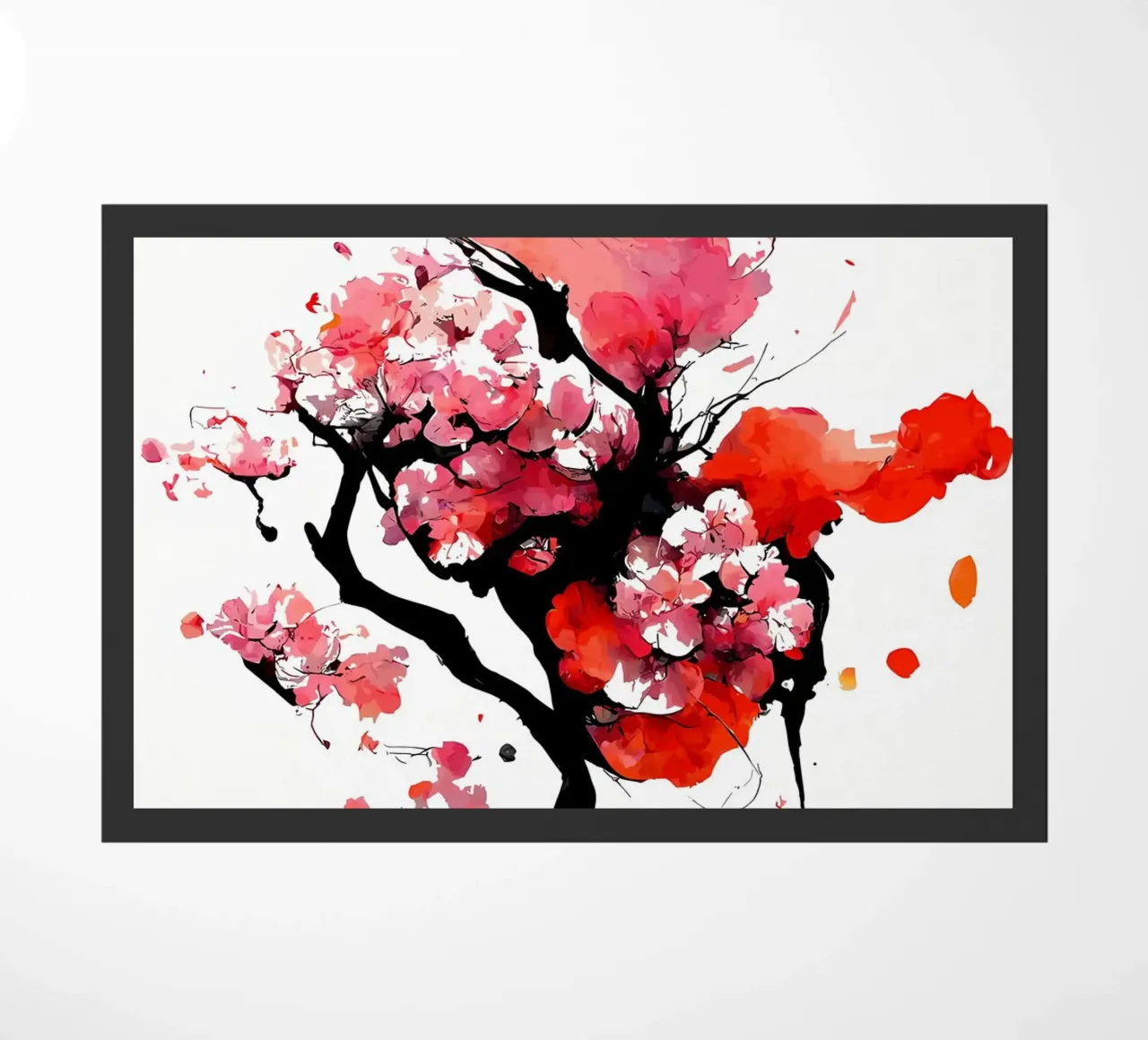 Fiori di ciliegio sakura zerbino da Rebecca Clark Wyrick