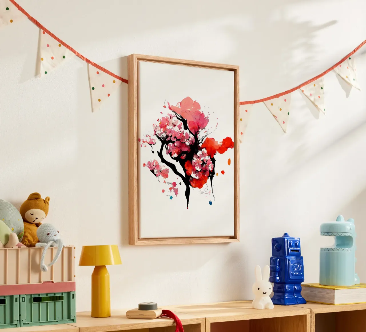 Fiori di ciliegio sakura tela con Cornice a cassetta da Rebecca Clark Wyrick
