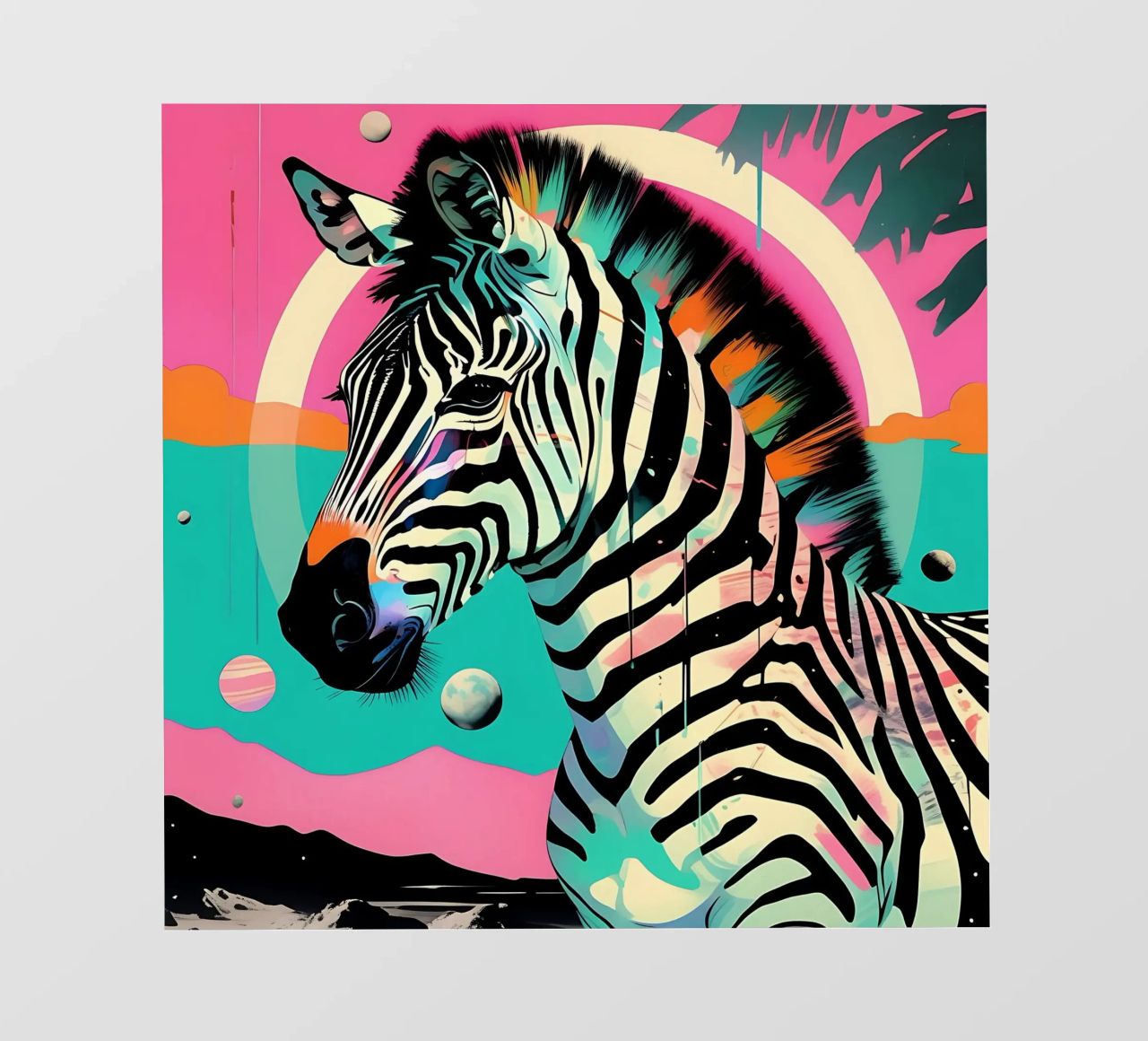 Zebra_Style_D_1 pellicola backlit da Tierisch bunt by LK