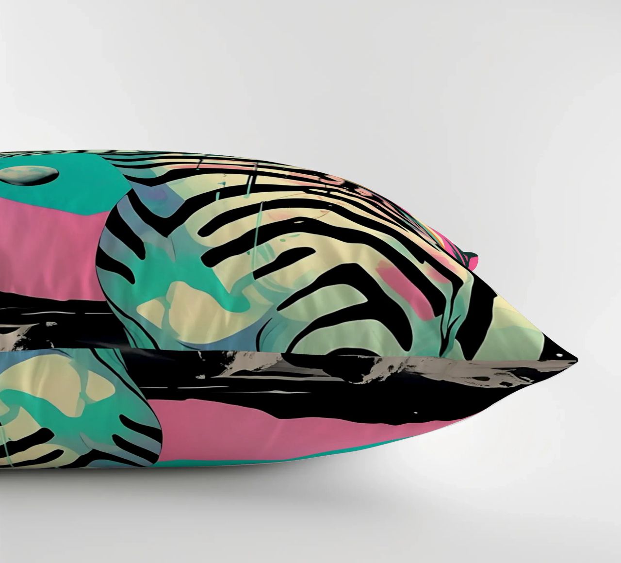 Zebra_Style_D_1 cuscino da Tierisch bunt by LK