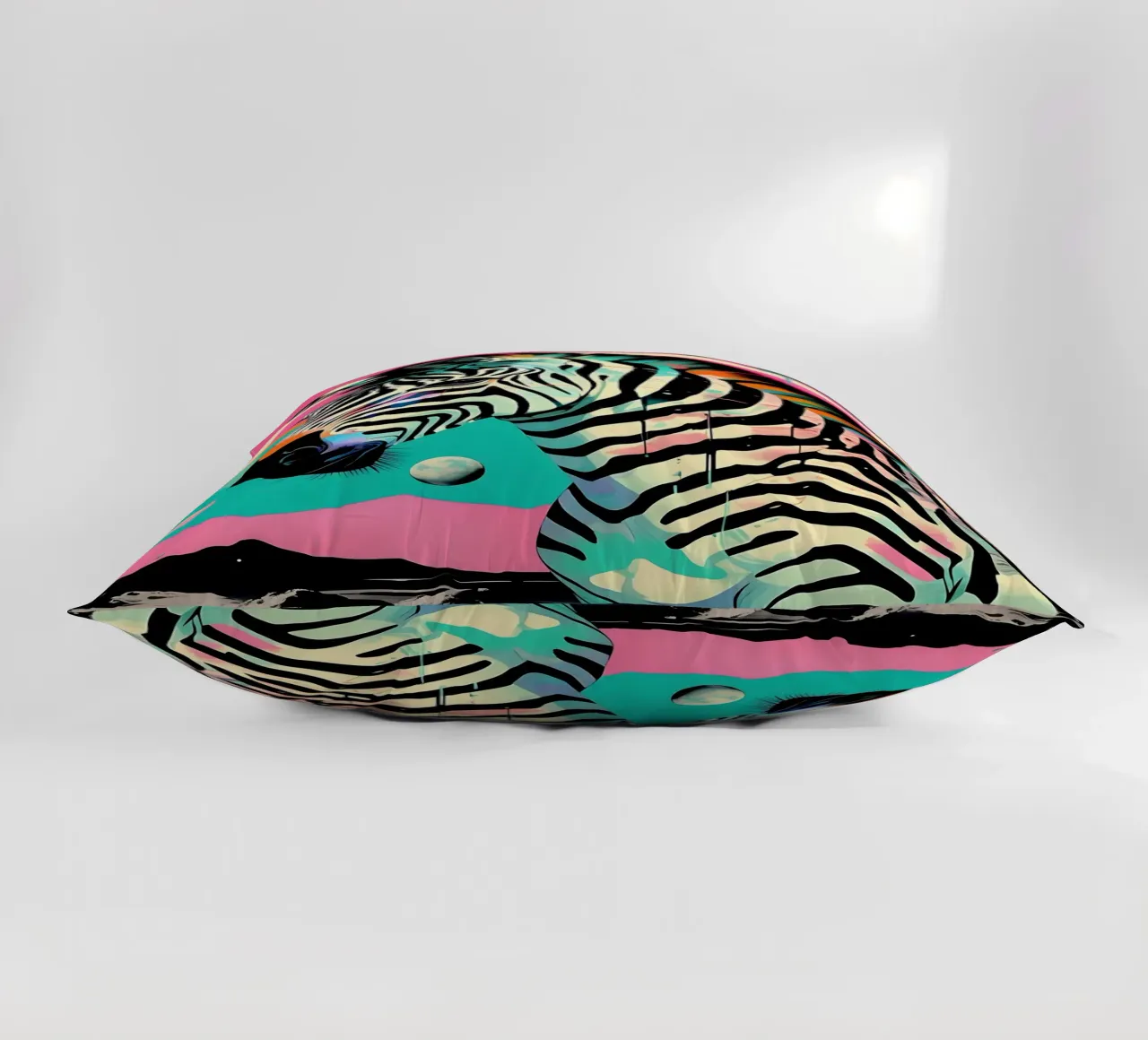 Zebra_Style_D_1 cuscino da Tierisch bunt by LK