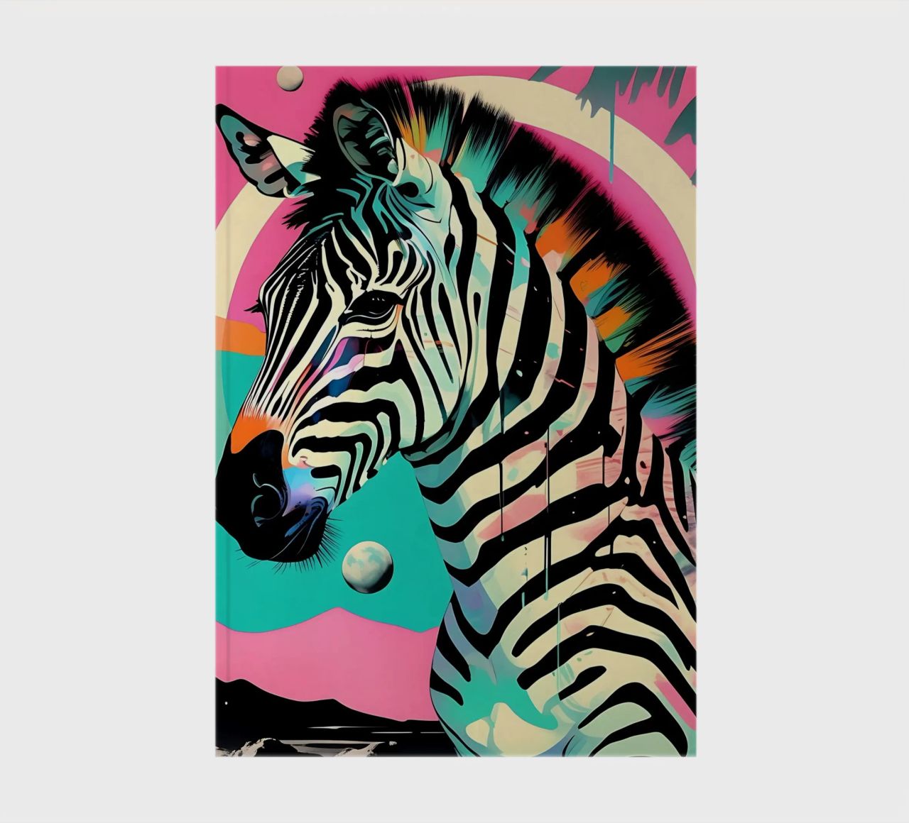 Zebra_Style_D_1 notebook by Tierisch bunt by LK