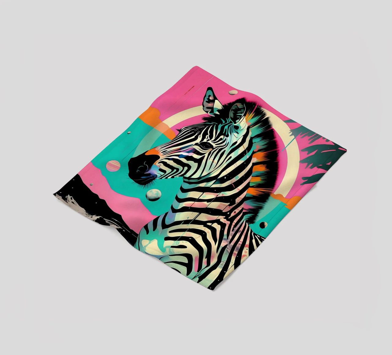 Zebra_Style_D_1 coperta in pile da Tierisch bunt by LK