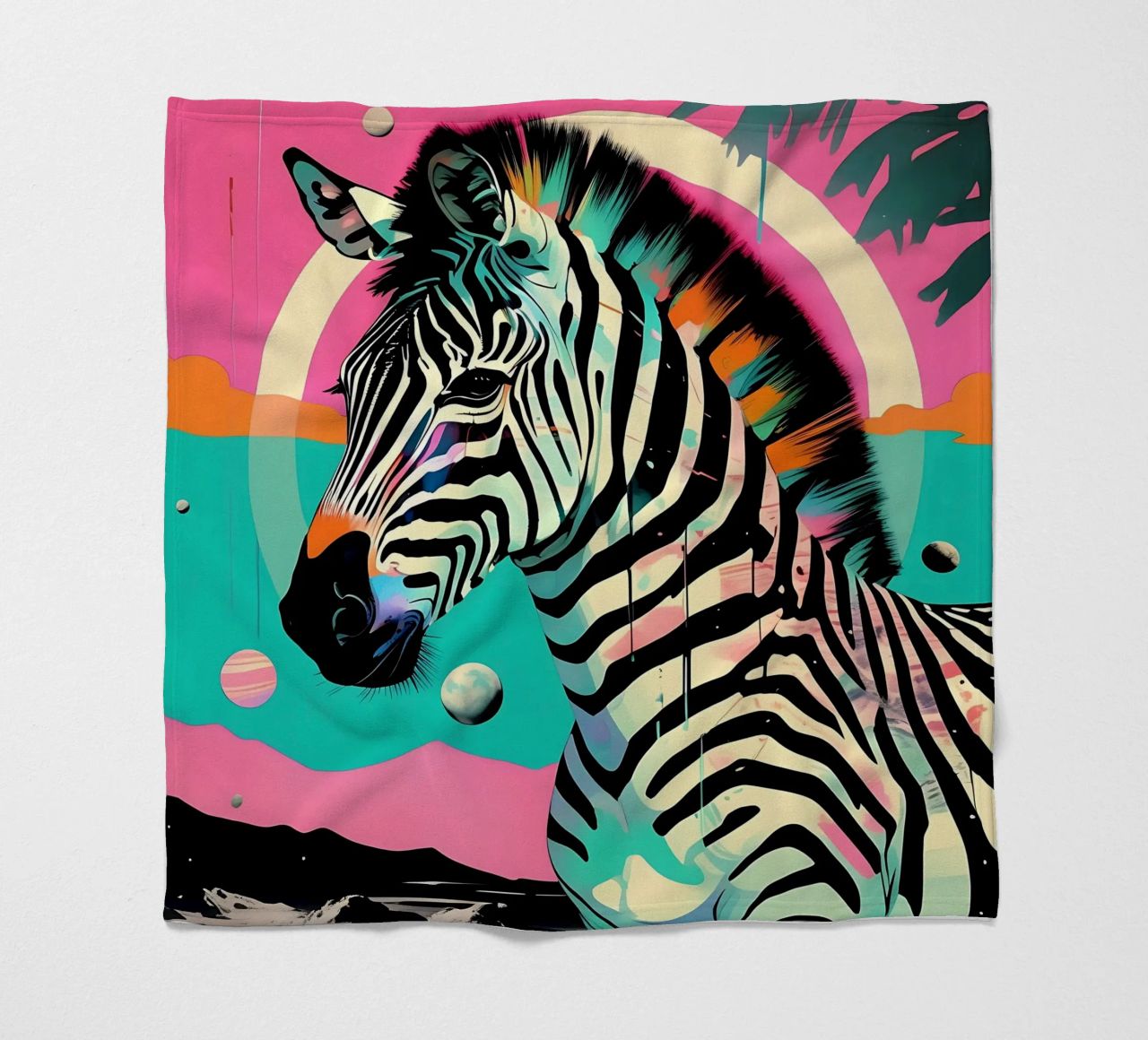 Zebra_Style_D_1 coperta in pile da Tierisch bunt by LK