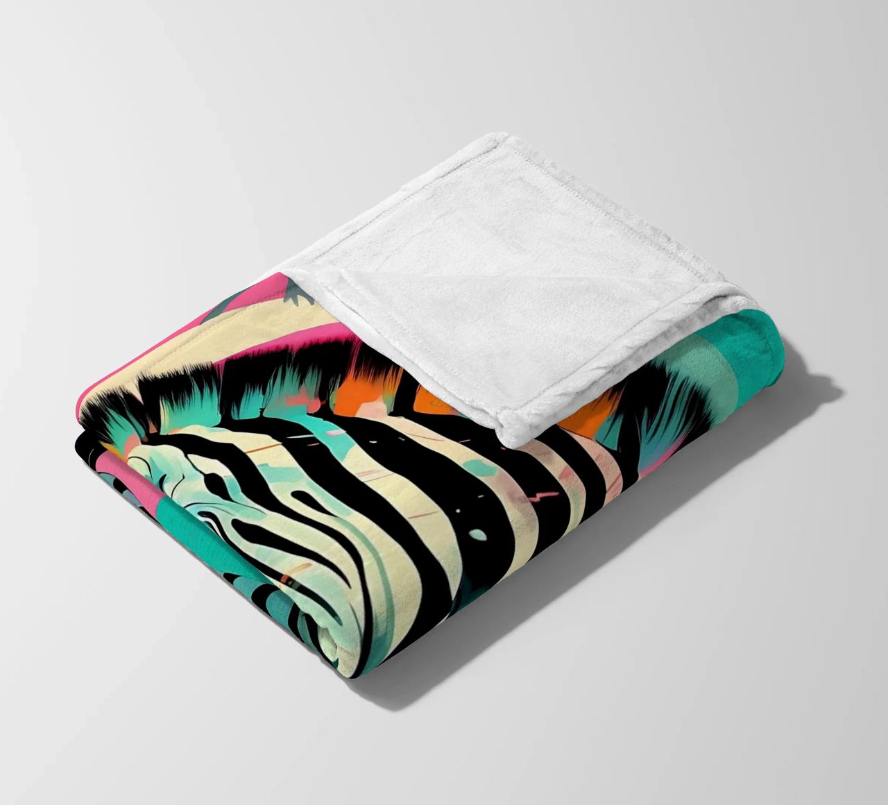 Zebra_Style_D_1 coperta in pile da Tierisch bunt by LK