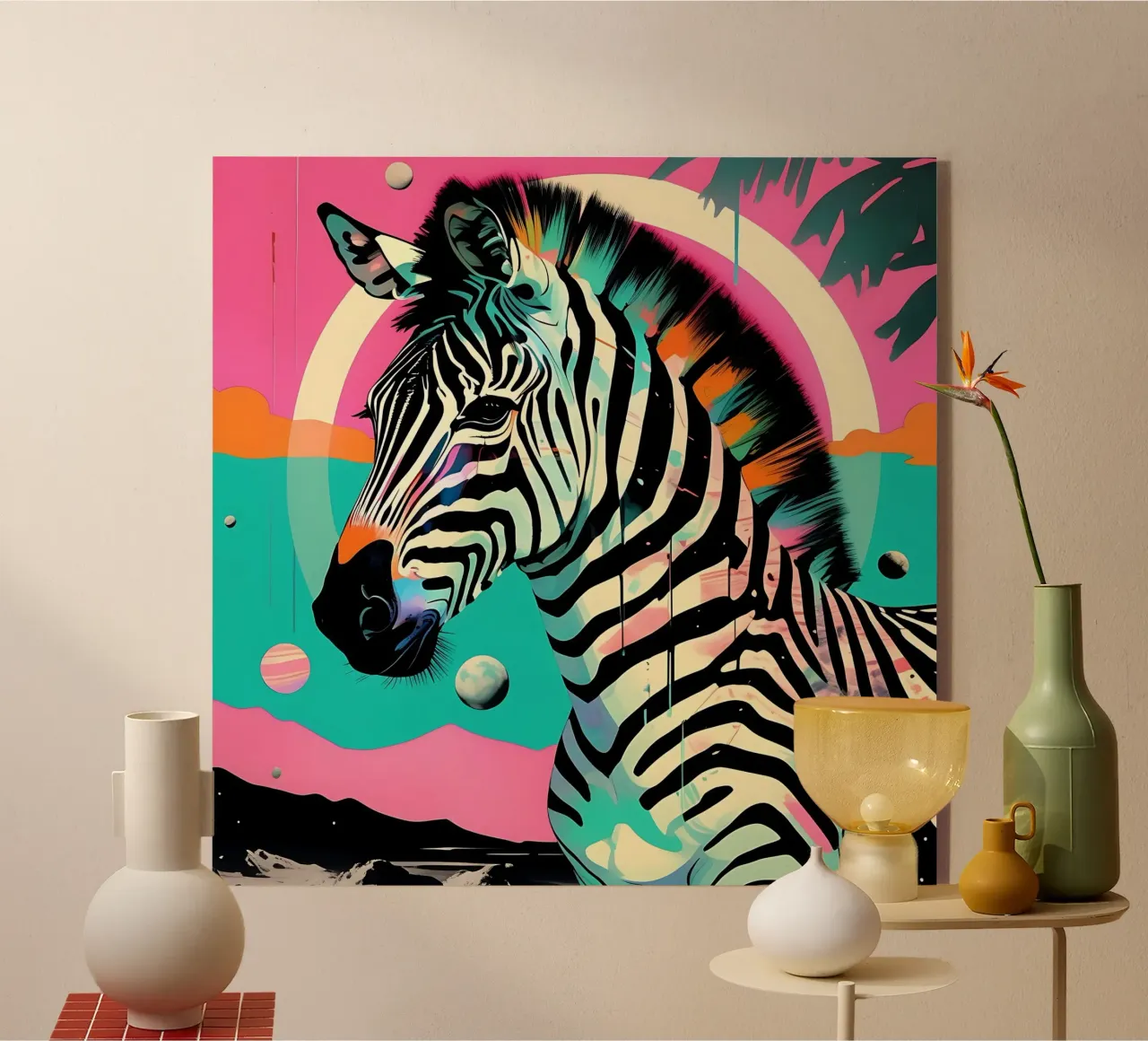 Zebra_Style_D_1 acrylic glass by Tierisch bunt by LK