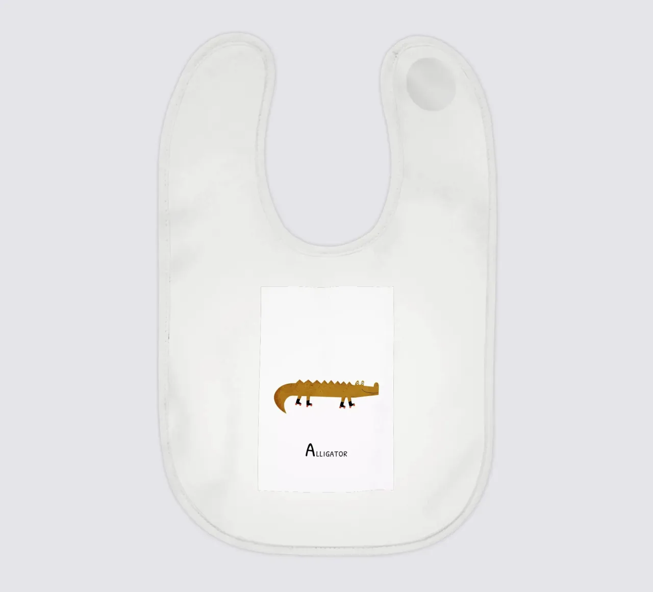 Alligator Babylätzchen von Little Flourishes