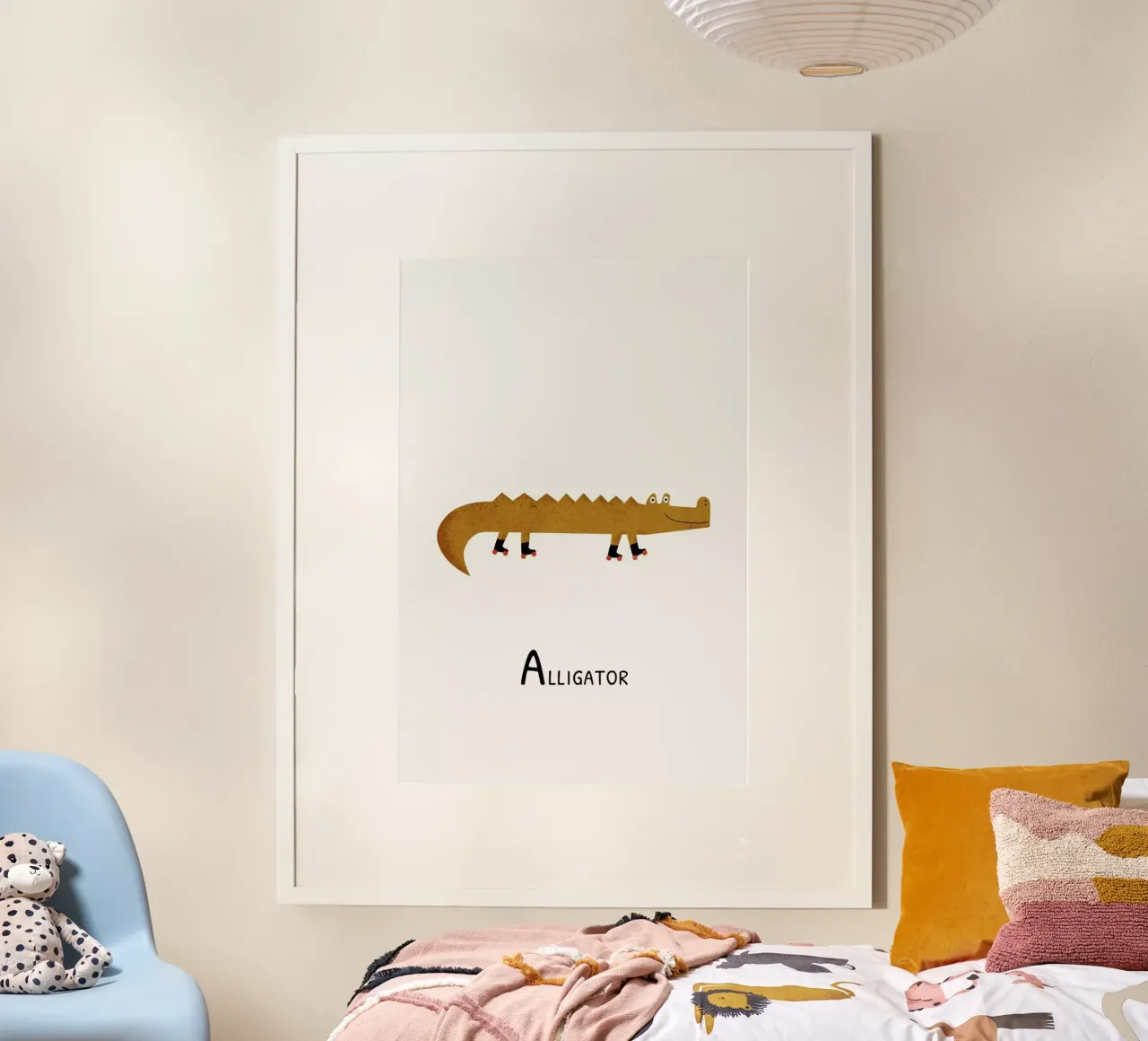 Alligator poster da Little Flourishes