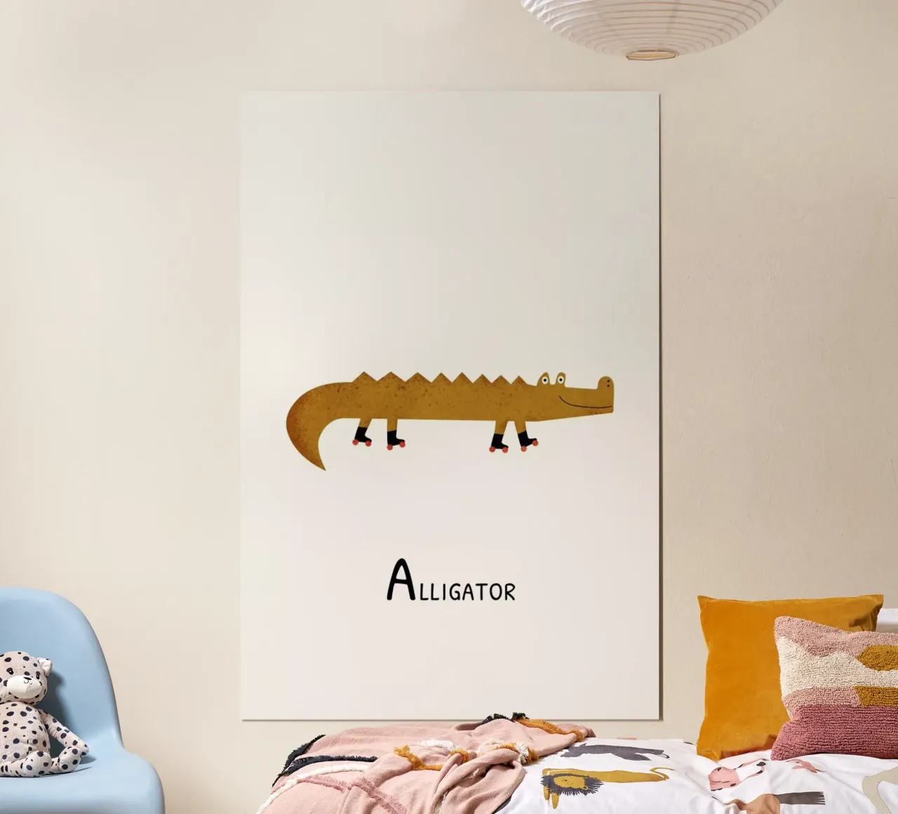 Alligator poster da Little Flourishes