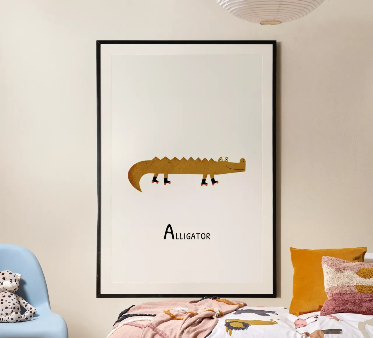 Alligator poster da Little Flourishes