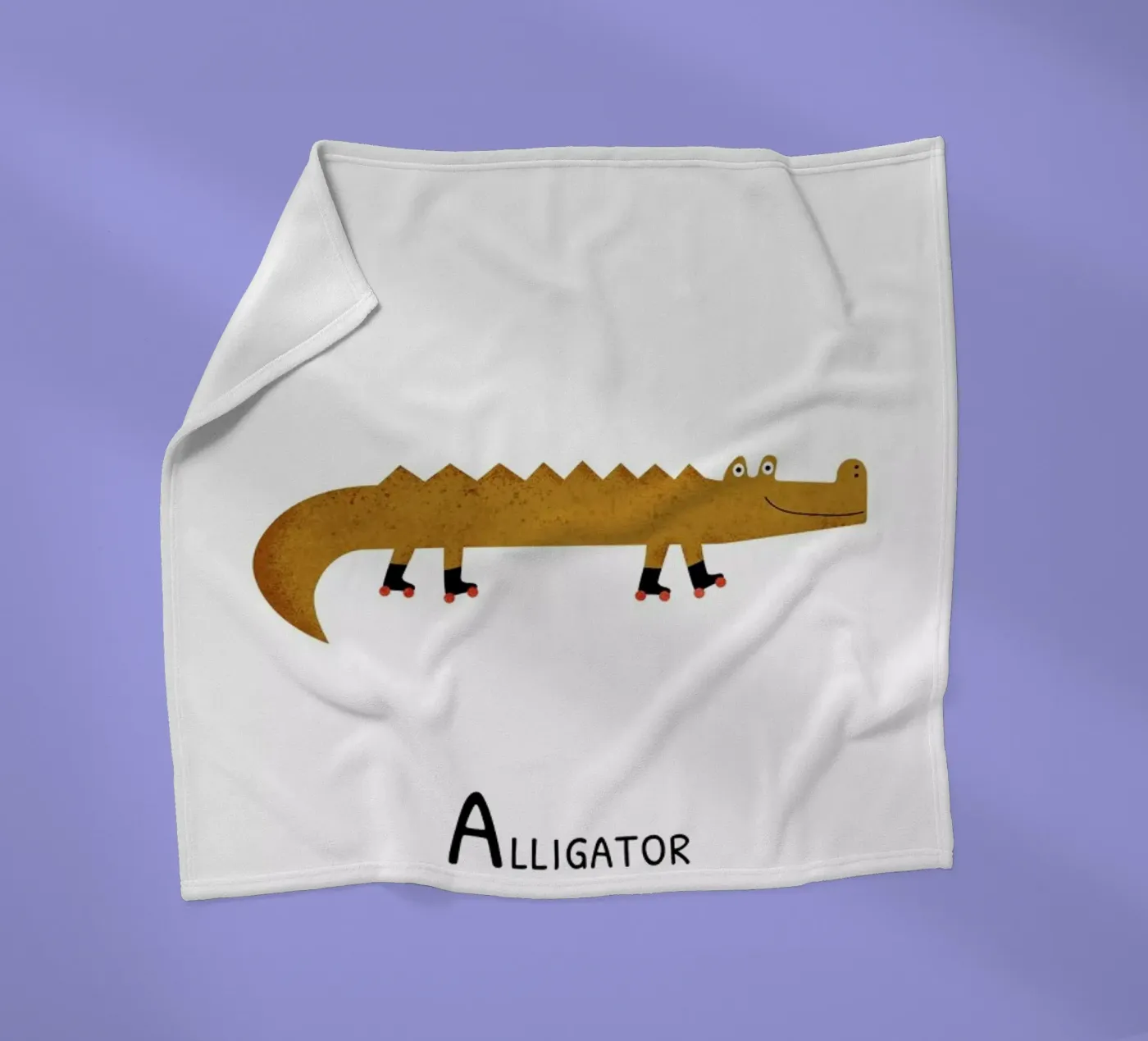 Alligator fleecedeken van Little Flourishes