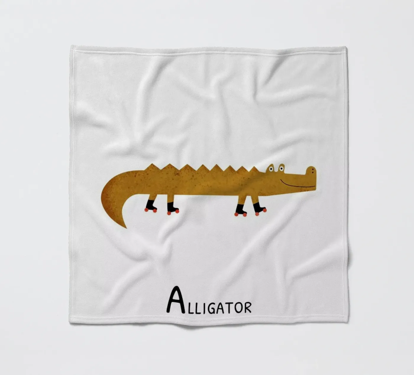 Alligator fleecedeken van Little Flourishes