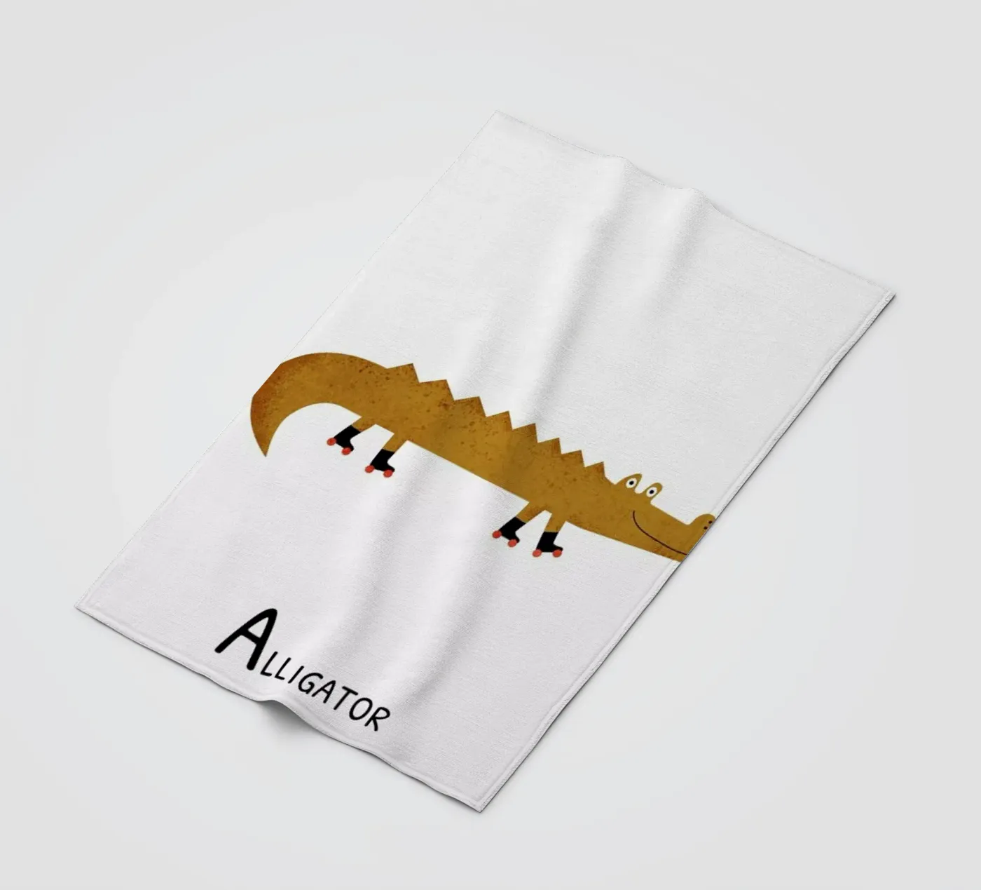 Alligator fleecedeken van Little Flourishes