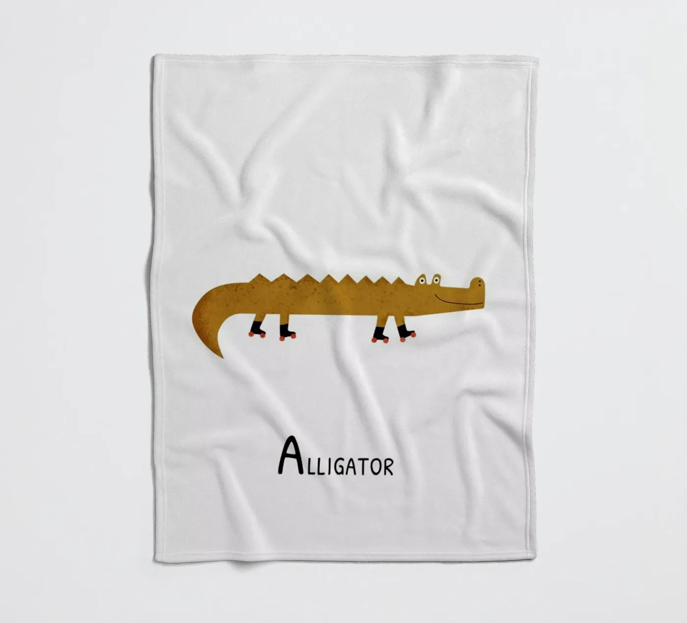 Alligator fleecedeken van Little Flourishes