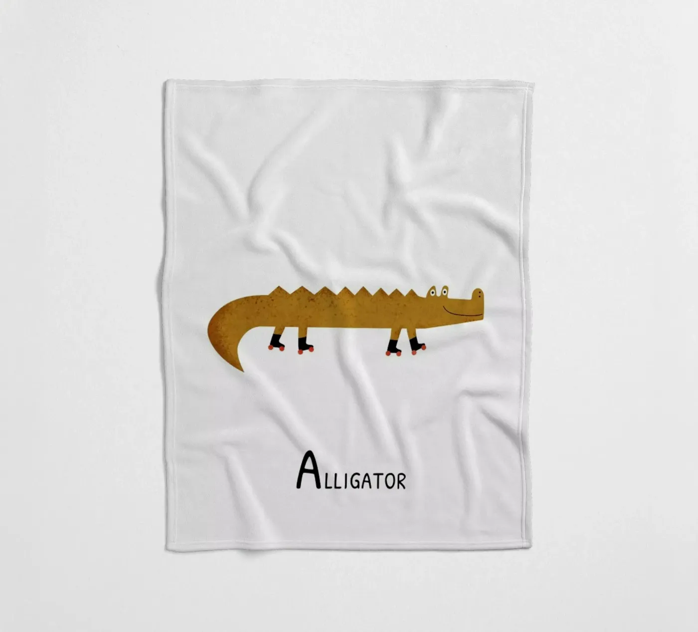 Alligator fleecedeken van Little Flourishes