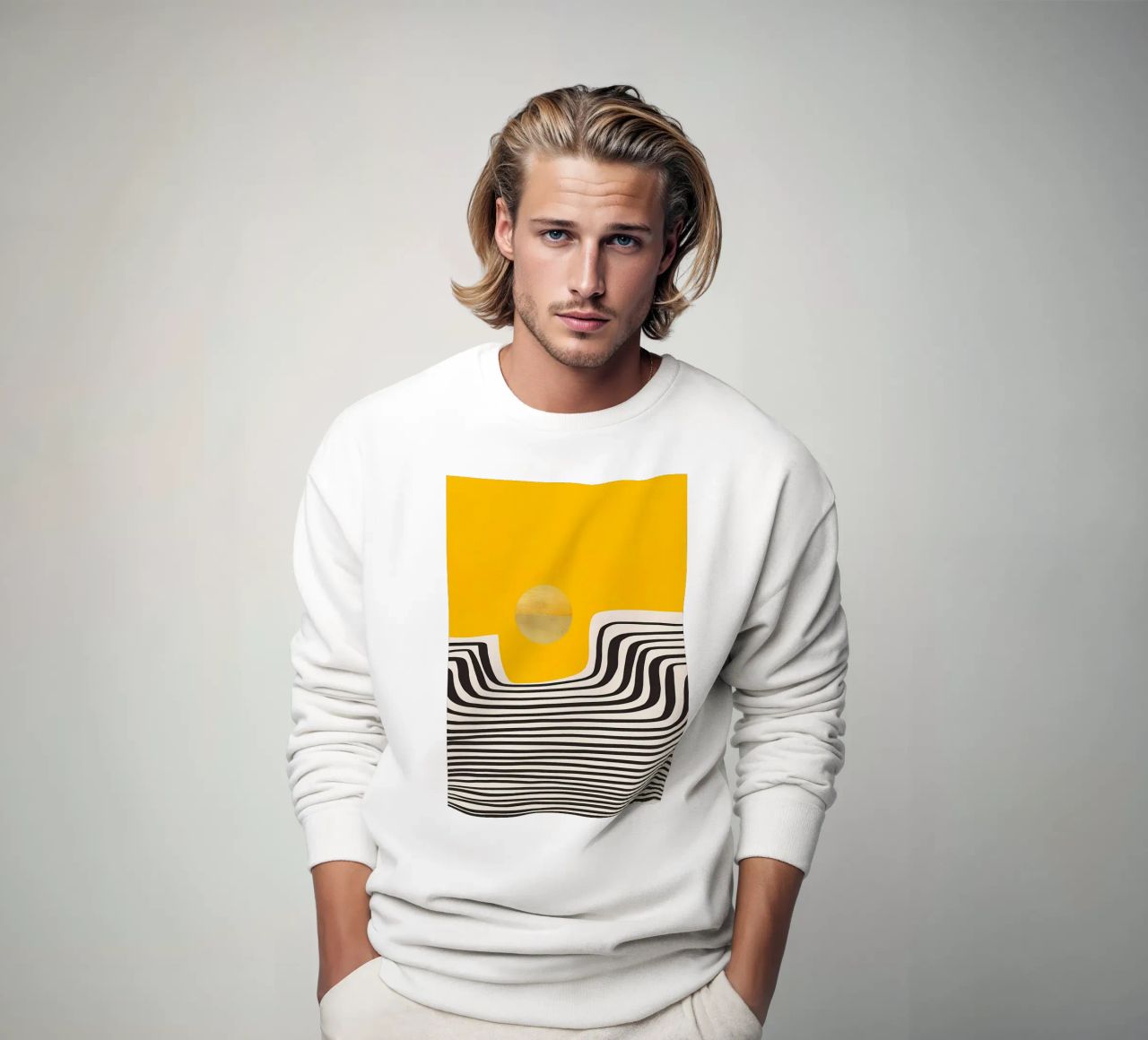 Minimal Abstract View 2 sweatshirt by James M Coyle
