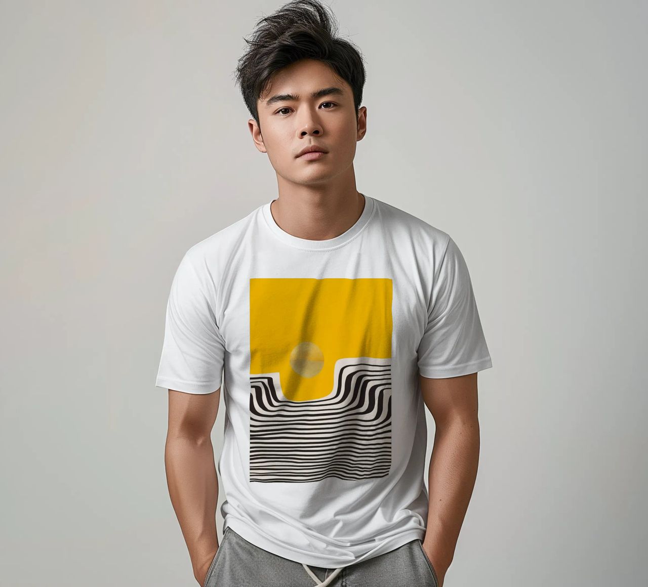 Minimal Abstract View 2 t-shirt by James M Coyle