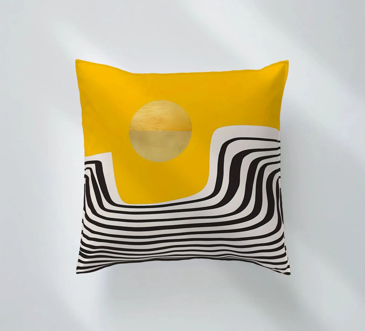 Minimal Abstract View 2 decorative cushion by James M Coyle