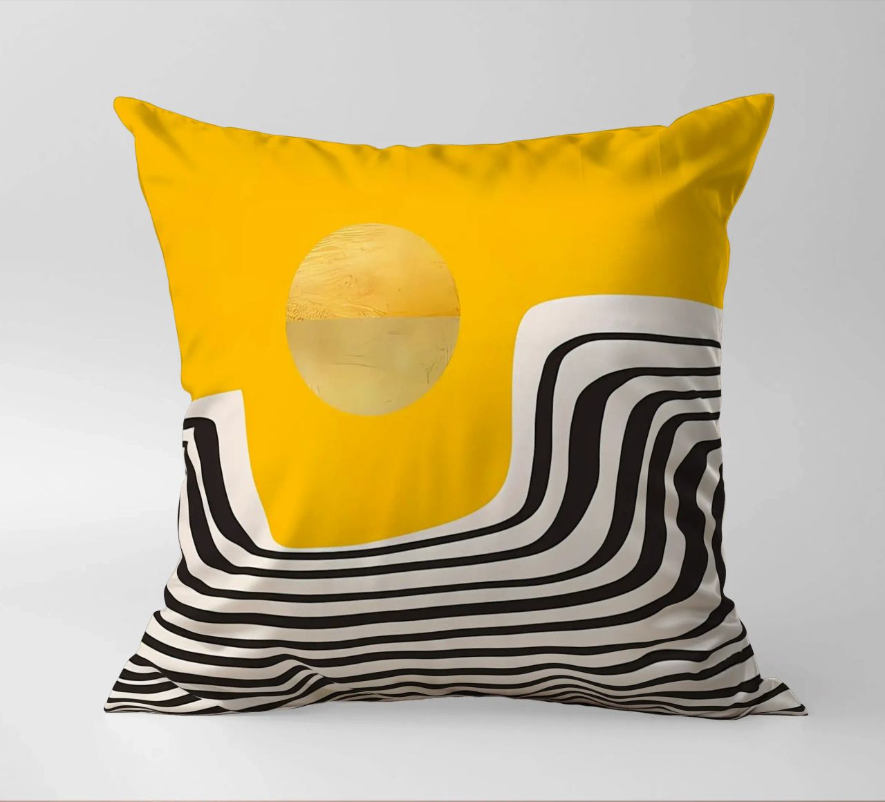 Minimal Abstract View 2 decorative cushion by James M Coyle